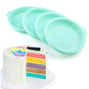 Set 4 Forme din Silicon pentru Copt Straturi Tort